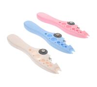 HOMOCONO Ouvre-bouteille Facile à Utiliser 3pcs Multifonction en Abs Meule Résistante pour Ampoules en Verre en Milieu Infirmier