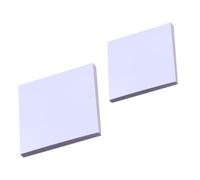 HOMOCONO Palettes de Nail Art Jetables en Papier Blanc 100pcs, Surface Lisse et Douce, Faciles à Stocker, Accessoires Indispensables pour Manucure Professionnelle