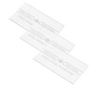 HOMOCONO Panneau de Bris de Glace pour Alarme Incendie Marquage International Clair, Verre de Remplacement, Lot de 3 Pièces pour Bureaux et Autres Bâtiments