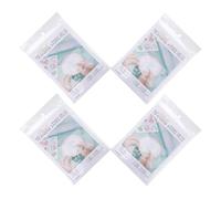 HOMOCONO Papier Broderie Soluble Autocollant 16pcs Film Hydrosoluble en Pva pour Stabilisateur Broderie Main Diy, Résistant et Facile à Déchirer, pour Créations Artisanales
