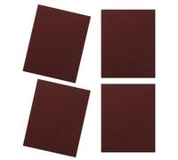HOMOCONO Papier de Verre 100 Grit pour Animaux de Compagnie 4 Pièces Marron Surface Uniforme pour Petits Oiseaux comme Inséparable pour Limage des Griffes Les Cages à Oiseaux