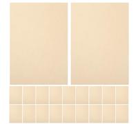 HOMOCONO Papier Parchemin Classique Vintage Beige 120gsm Double Face 20 Feuilles pour Invitations et Décoration Artisanale