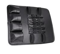HOMOCONO Paquet de Coiffeur Multifonction en Tissu Oxford Noir, Sacoche Poitrine Moderne et Facile à Nettoyer pour Ciseaux et Tondeuse, pour Salon de Coiffure