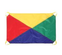 HOMOCONO Parachute Jouet pour Tout-Petits - Parachute de résistance pour l'entraînement à la Vitesse des Enfants, avec poignées, pour Les Jeux coopératifs en Groupe et Les activités de Cour