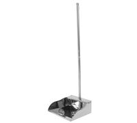 HOMOCONO Pelle à Déchets Acier Inoxydable Manche Ergonomique Antirouille, Conçue pour Nettoyage Intérieur et Extérieur, Ramassage de Poussières Fines