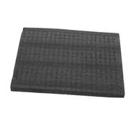 HOMOCONO Plaque de Mousse Découpée Noire pour Boîte à Outils Rembourrage Perles Protection Adaptative pour Outils Matériel Mousse de Remplissage Polyvalente