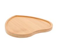 HOMOCONO Plateau Bambou pour Ensemble de sous-Verres, Support Stable et Surface Lisse, Convient la Décoration DIY Projets Artistiques