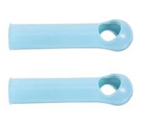 HOMOCONO Poignée de Manche à Balai 19 Mm Bleu Clair, 2 Pièces, Accessoire de Remplacement Compatible Balais et Serpillières, Manchon de Poignée Solide pour Nettoyage Domestique