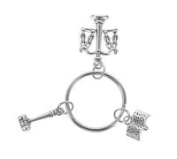 HOMOCONO Porte-clés Avocat Décoratif En Métal Design Unique Pendentif Créatif Accessoire Pratique Pour Juriste Pour Paquet à Main Délicat Et