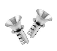 HOMOCONO Presse Citron Inox Manuel en Acier Inoxydable, 2pcs, Appareil à Presser les Fruits et Économiseur de Temps Cuisine et Boutique de Fruits