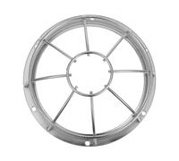 HOMOCONO Protection Antidéflagrante Abat-jour en Métal Argenté, Cage Résistante aux Chocs Facile à Installer pour Ampoules en Atelier