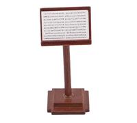 HOMOCONO Pupitre de Musique pour Maison de poupée - Accessoires Miniatures pour Salle de Musique - Modèle de partition de Violon à l'échelle 1:12 pour Enfants, Jeux d'imitation,