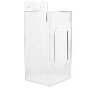 HOMOCONO Rack de Rangement à Gants muraux Stockage de Masque Support Mural de Support de jetable Porte jetable étui Porte-Masque Organisateur de Masque Porte-Gants Mural Acrylique