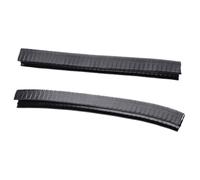 HOMOCONO Rails de Skateboard Pare-Chocs de Plateau pour Skateboard Protection de terrasse en Silicone Noir 1 Paire avec vis de Montage pour Skateboard Deck et de Petite et