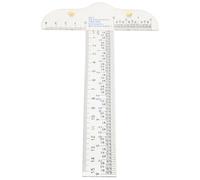 HOMOCONO Règle en T Transparente Marquages Précis en Centimètres en Acrylique Légère et Rigide, Travail Bois Dessins Techniques