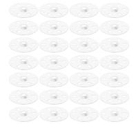 HOMOCONO Rondelles à Six Trous en Fer Galvanisé pour Fixation Isolant Mur, Lot de 100 Pièces, Fixation Sécurisée et Polyvalente pour Plaques de Plâtre Salles de Bains et Chambres D'garçon