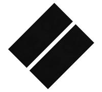 HOMOCONO Semelles Antidérapantes en Silicone Noir 27x10cm Motif Ondulé, Résistantes à L'usure, Protection et Réparation de Semelles pour Chaussures, Adaptées la Marche