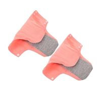 HOMOCONO Serviettes Hygiéniques Lavables Post-partum en Coton Rose, Protections Anti-fuites pour Maternité, Ultra Fines et Réutilisables, 2pcs pour Récupération Après Accouchement