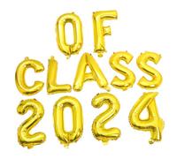 HOMOCONO Set de Ballons Décoratifs pour Fête de Remise de Diplômes Kit Complet pour Décoration de Salle de Classe et Couleur Éclatant et Facile à Installer
