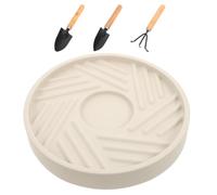 HOMOCONO Support à Fleurs D'intérieur à Roulettes Cachées, Résine 28,
