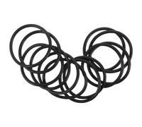 HOMOCONO Support Antichoc pour Microphone à Condensateur en Caoutchouc Noir, Bande Élastique Résistante à L'usure, Pack de 12 Pièces, pour Interviews en Extérieur
