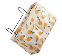HOMOCONO Support de Télécommande pour Lit Suspendu Multifonctionnel en Coton et Lin, Panier de Rangement sans Clou pour Dortoirs et Chambres