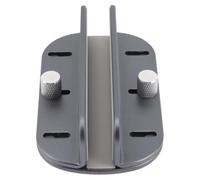 HOMOCONO Support en Réglable Vertical Portable Ordinateur Alliage D'aluminium Base Large Stable et Téléphone pour Bureau et Salle D'étude