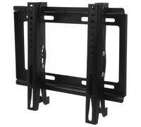 HOMOCONO Support Mural pour Téléviseur Support TV Inclinable pour Écran 17-43 Pouces, pour Téléviseur et Écran D’Ordinateur, Fer Noir, Installation Facile, Accessoires et Notice Inclus