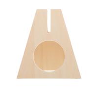 HOMOCONO Support pour Bouteille d'eau Support Quatre Faces pour Hamster en Bois avec Design Multifonctionnel et Station D'hydratation pour Cage de Petits Animaux