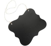 HOMOCONO Tableau Suspendu Double Face Tableau Mémo Pratique et Chic en Panneau de Densité Noir Facile à Utiliser Maison Bureau