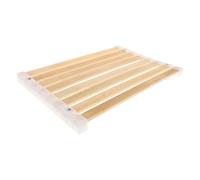 HOMOCONO Tapis De Sauna Bambou Antidérapant pour Sol Bain Beige Séchage Rapide Imperméable Résistant Aux Hautes Températures pour Salle De Bain