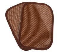 HOMOCONO Tapis Rafraîchissant 2pcs Couleur Aléatoire en Gazon Synthétique et Rotin, sans Odeur pour Petits Animaux pour Lapins, Cochons d'Inde et Hamsters