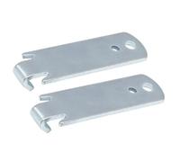 HOMOCONO Tendeur de Câble en Acier Argenté 2pcs pour Fil de Clôture Installation et Utilisation Facile Adapté la Foresterie Ranchs