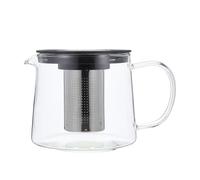 HOMOCONO Théière en Verre Borosilicate et Facile à Nettoyer avec Infuseur Résistante la Chaleur Maison Institutions