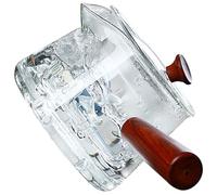 HOMOCONO Théière Transparente en Verre 500ml Infuseur et Manche en Bois, Résistante à Haute Température, pour Thé aux Fruits et Médecine Chinoise