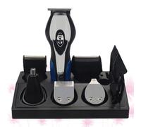 HOMOCONO Tondeuse à Cheveux Multifonction Rechargeable USB avec Rasoir Électrique et Nez, Design Compact en Abs, Bouton Facile On/off, Batterie Intégrée pour Usage Portable