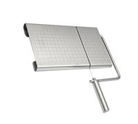 HOMOCONO Trancheuse à fromage fil inox résistante pour découpe précise de jambon et beurre avec planche à découper, utilisation domestique et professionnelle en cuisine