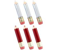 HOMOCONO Tubes à Lèvres Vides Lot de 6 en Plastique 5ml Forme Crayon Pratique et Facile à Stocker pour Maquillage Gloss pour Fabriquer Rouges à Lèvres