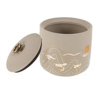 HOMOCONO Urne Funéraire pour Cendres de Chat à Domicile pour Animaux de Compagnie en Céramique 430ml, Solide et Lisse, Urne Souvenir