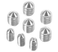 HOMOCONO Vis à Machine Fixation Simple et Élégante 20pcs en Acier Inoxydable Argenté Optimisation de L'espace pour Barres de Serviettes de Bain pour Salle de Bain