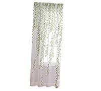 HOMOCONO Voilage De Fenêtre Transparent Moustiquaire De Fenêtre pour Chambre Protection Élégante