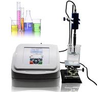 Homogénéisateur de laboratoire, haute vitesse réglable avec contrôle numérique et minuteur d'impulsion, idéal pour l'émulsification liquide et la dispersion homogène