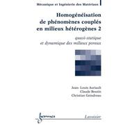 Homogeneisation de phenomenes couples enmilieux heterogenes - Auriault - Hermes Science Publications - broché - Livre