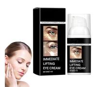 Homomdy Crème lifting instantanée pour les yeux, élimine les cernes et les yeux gonflés, anti-âge, réduit les ridules et le teint terne, hydrate la zone, peau d'apparence plus jeune (1PCS)