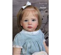HOMONEY 70CM Énorme Bébé 28 Pouces Reborn Bambin Lilly Reborn Vinyl Toddler Doll Kit Kit De Pièces De Poupée Inachevé avec Corps