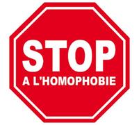 Homophobie Stop - 20x20cm - Sticker/Autocollant