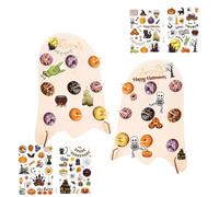 Homorro 2 Pièce Halloween Decoration Accessoire Décoration Interieur Fantome Déco Stickers Deco Table Activité Enfant Tchoupi Fete Fantome Donuts