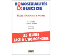 Homosexualité et suicide - Eric Verdier - H&o - broché - Etude