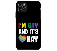 Homosexuel Gay Pride LGBT Month I'm Gay and It's Okay Coque pour iPhone 11 Pro Max