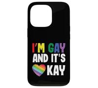 Homosexuel Gay Pride LGBT Month I'm Gay and It's Okay Coque pour iPhone 13 Pro